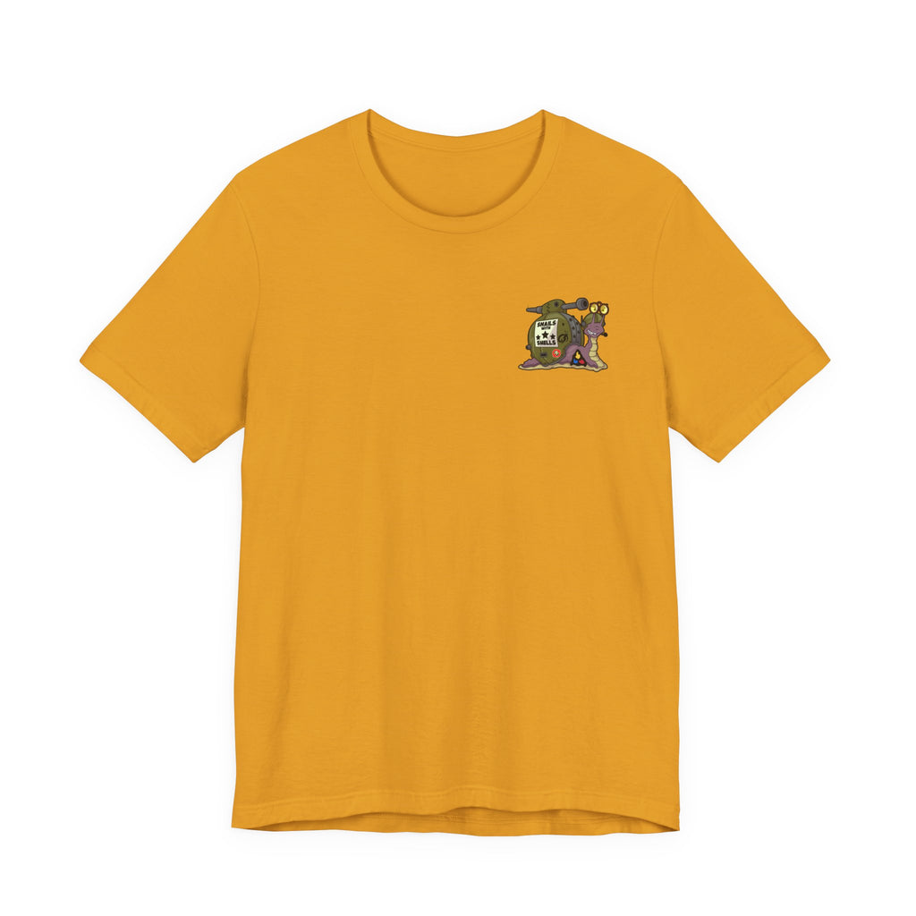 Snails With Shells Tank T-Shirt — Cute Military Snail Graphic Tee