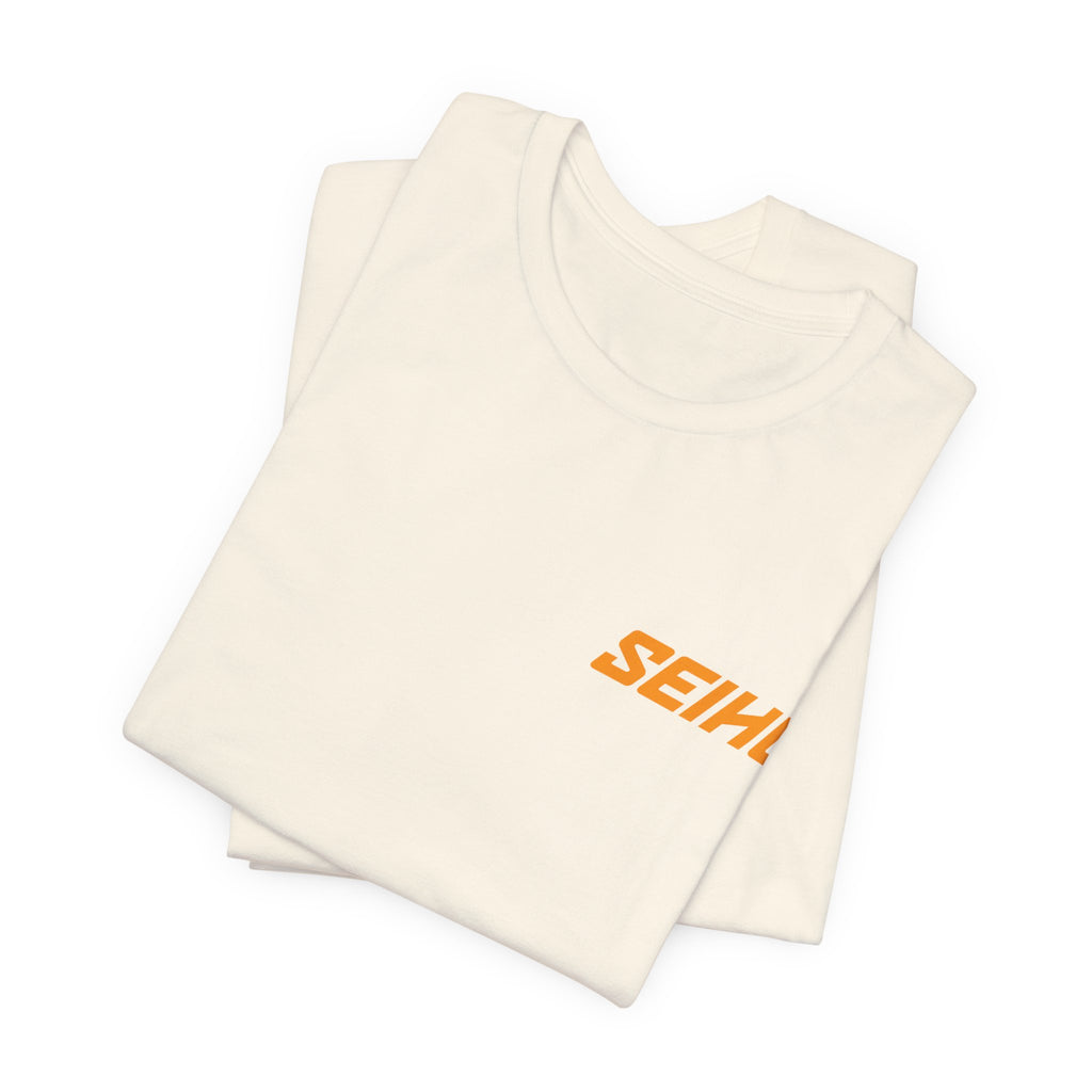 Chainsaw Seihl Cartoon Tee — 'SEIHL' Graphic Short Sleeve T-Shirt
