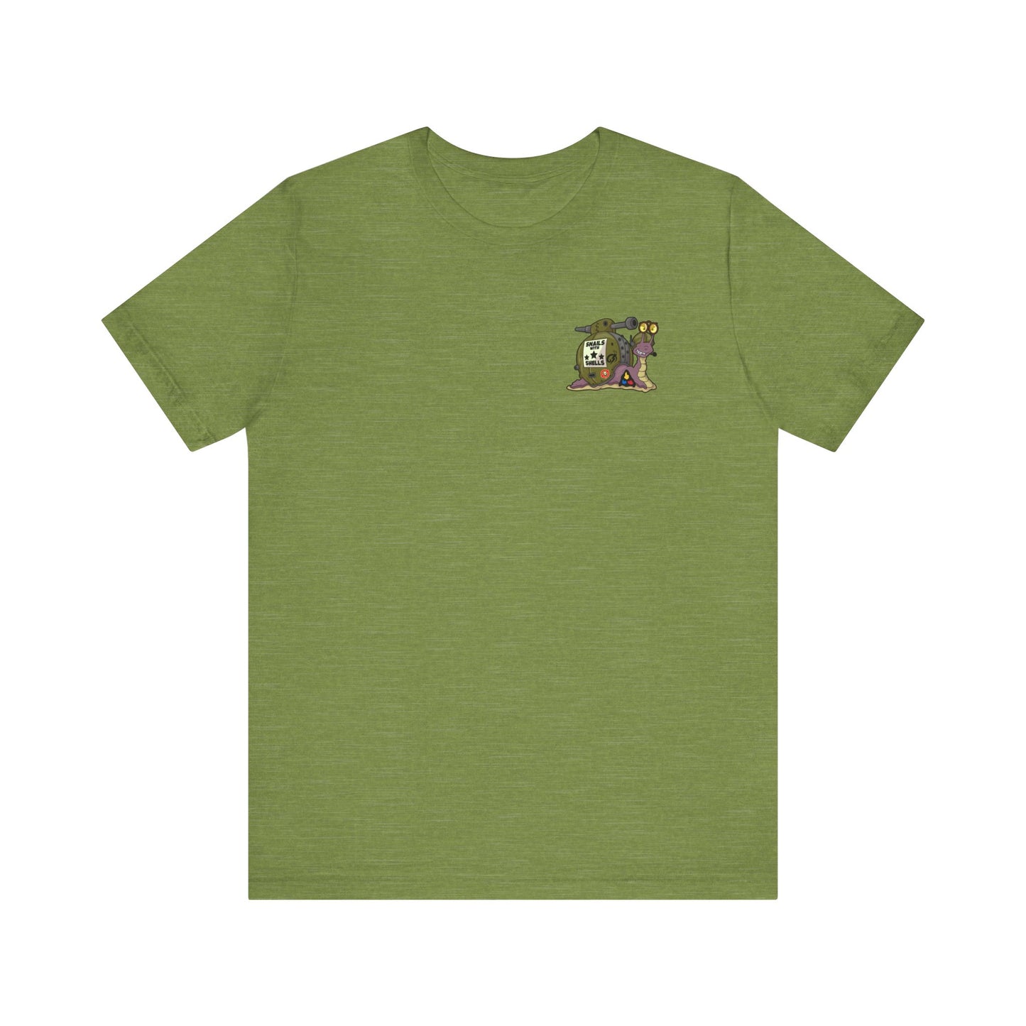 Soldier Snail w/ Logo on Front Unisex Jersey Short Sleeve Tee