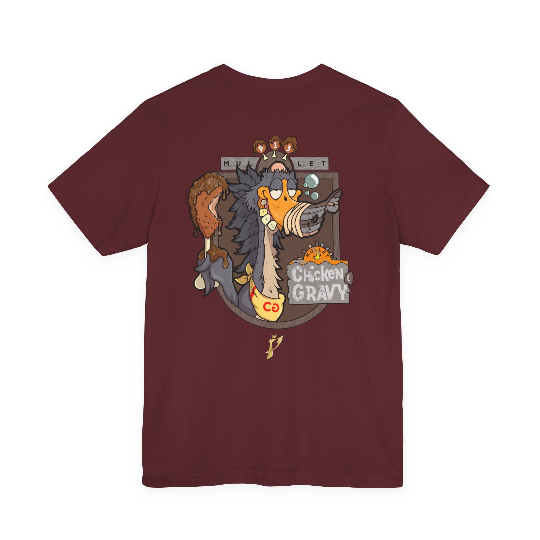 Chicken & Gravy Band Tee — Vintage Rock Music Graphic T-Shirt