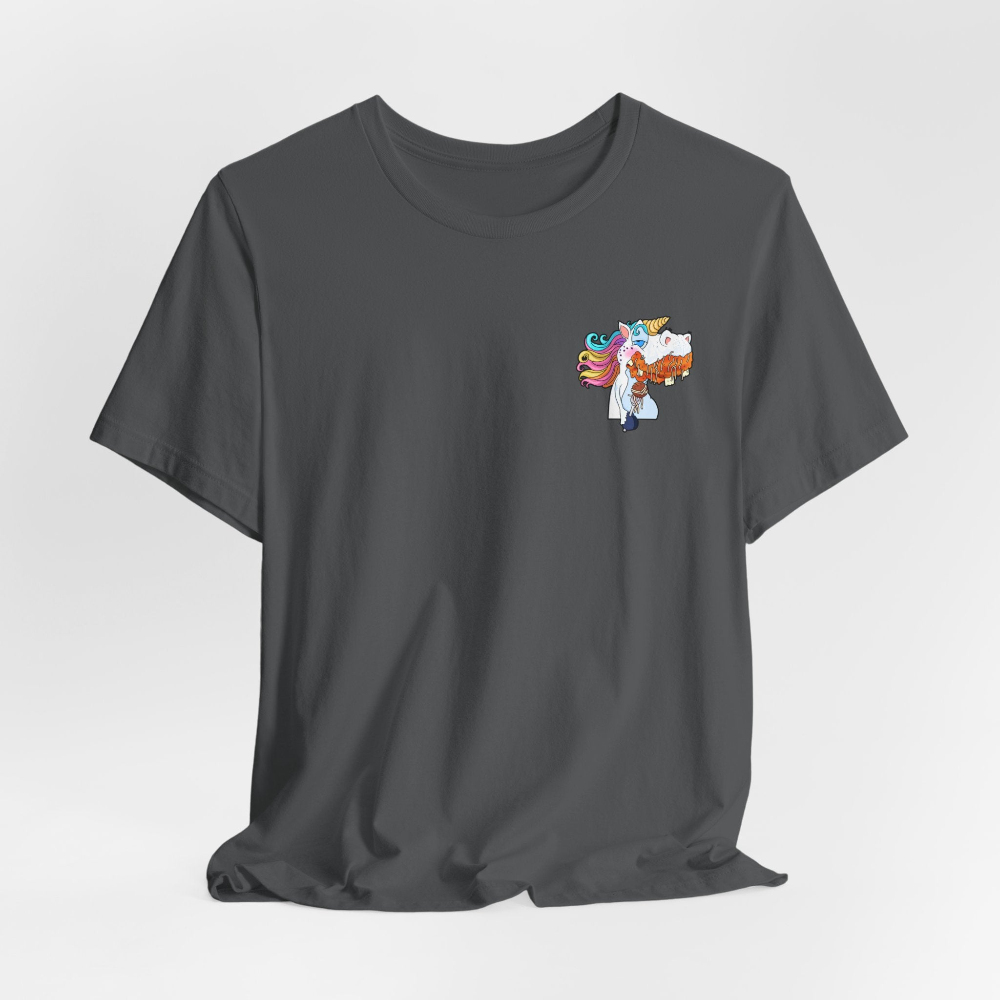 Unicorn Pasta Tee — "Magical Pisketti" Graphic T-Shirt