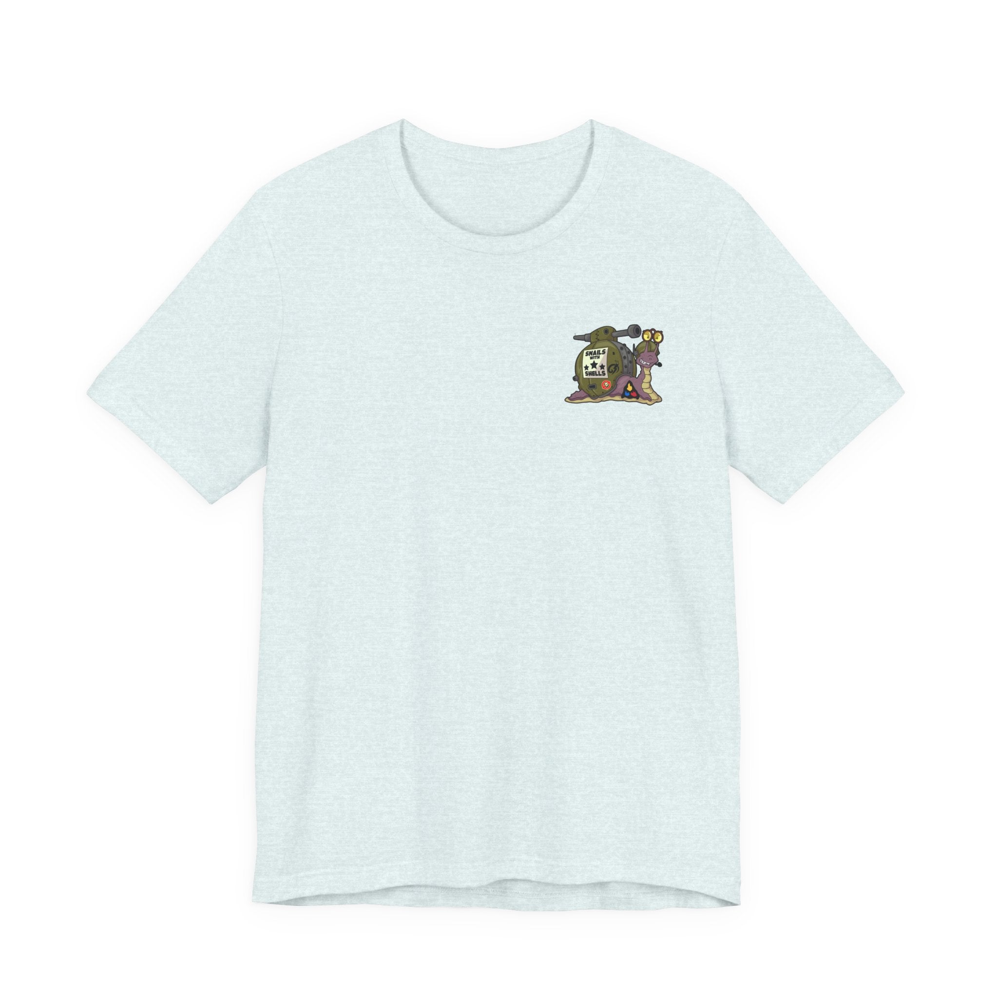 Snails With Shells Tank T-Shirt — Cute Military Snail Graphic Tee