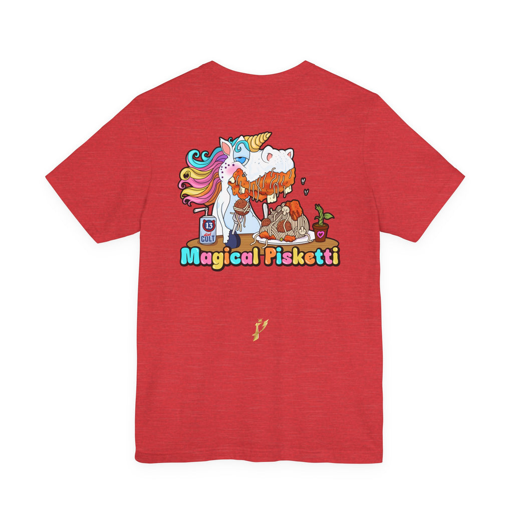 Unicorn Pasta Tee — "Magical Pisketti" Graphic T-Shirt