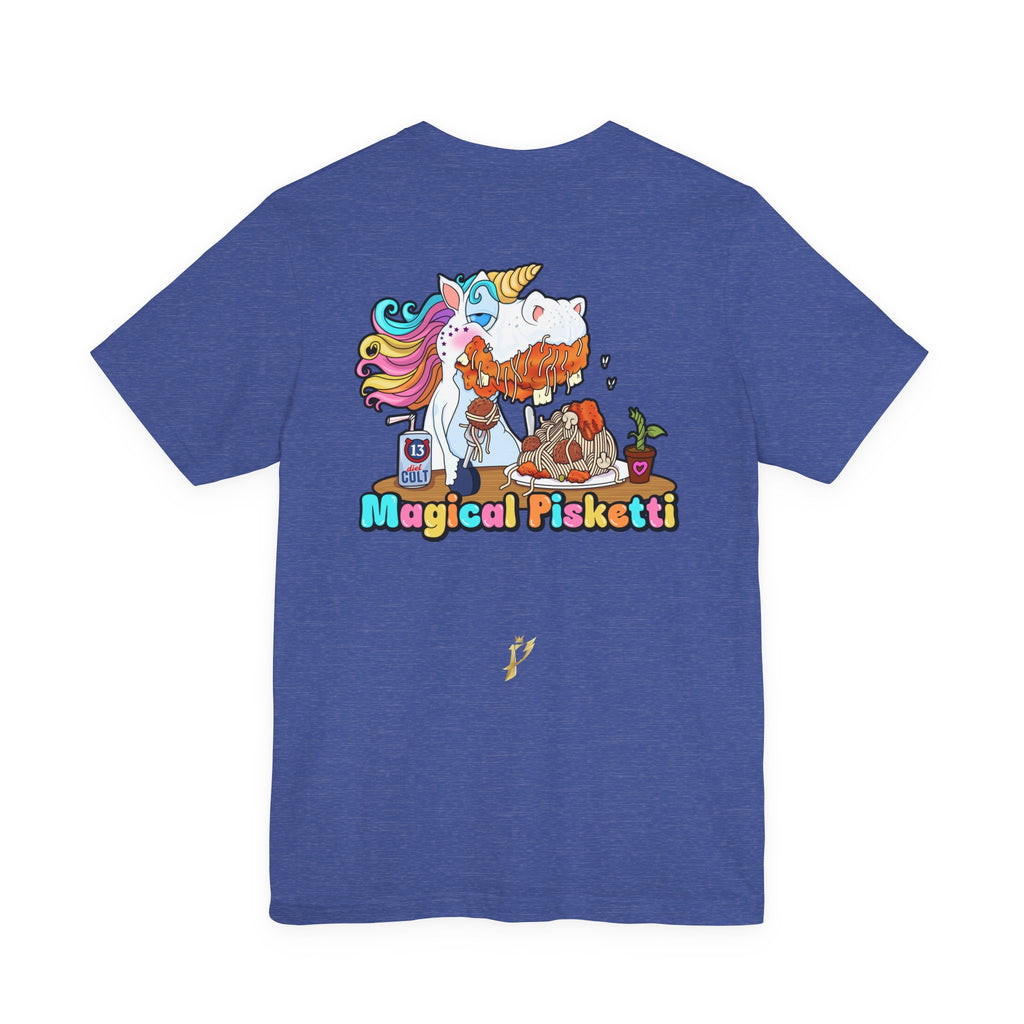 Unicorn Pasta Tee — "Magical Pisketti" Graphic T-Shirt