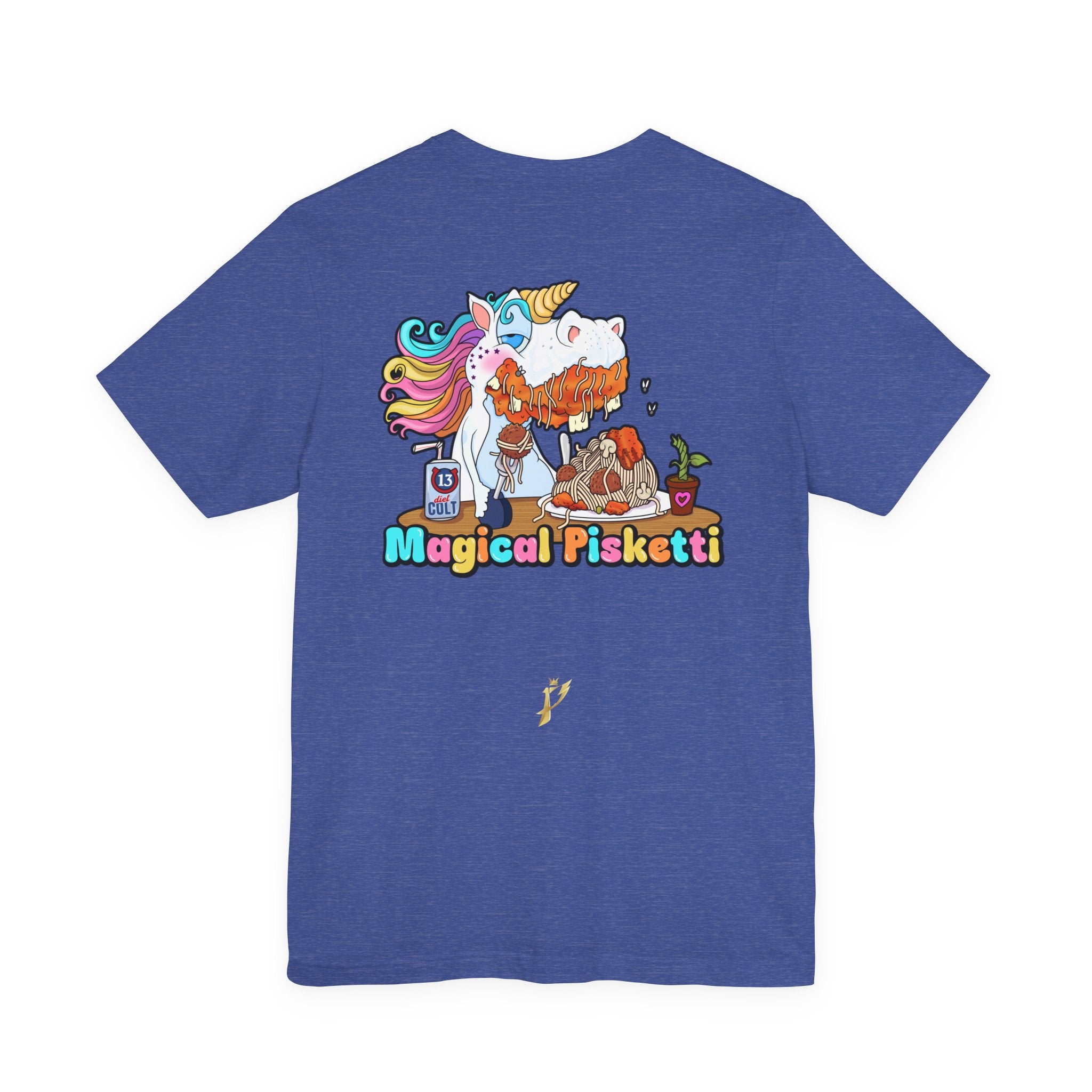 Unicorn Pasta Tee — "Magical Pisketti" Graphic T-Shirt