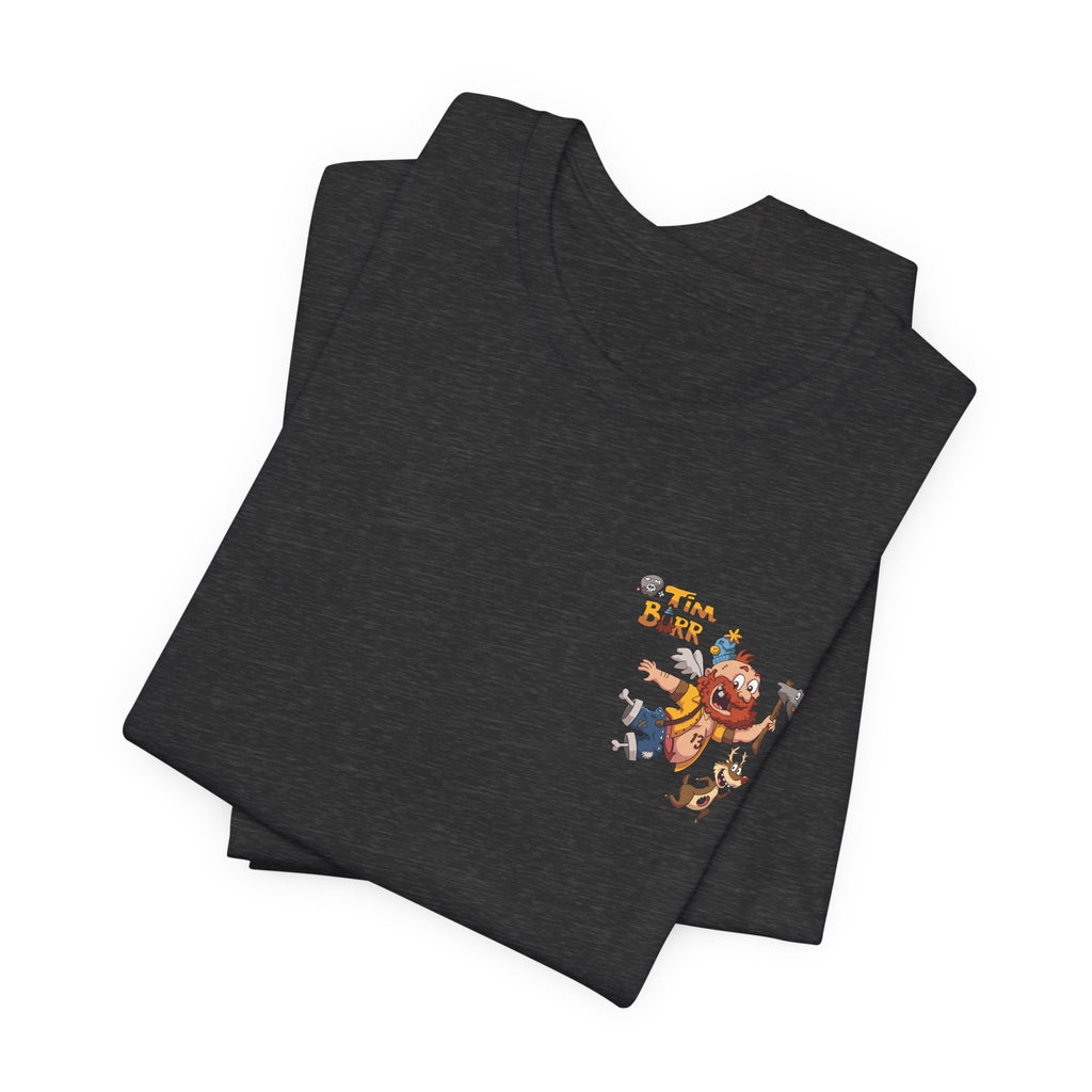 Tim Burr Graphic Tee – Lumberjack Cartoon T‑Shirt