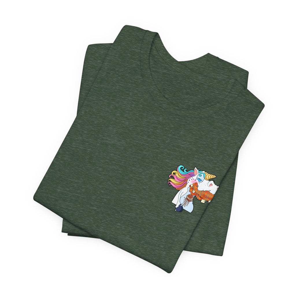 Unicorn Pasta Tee — "Magical Pisketti" Graphic T-Shirt