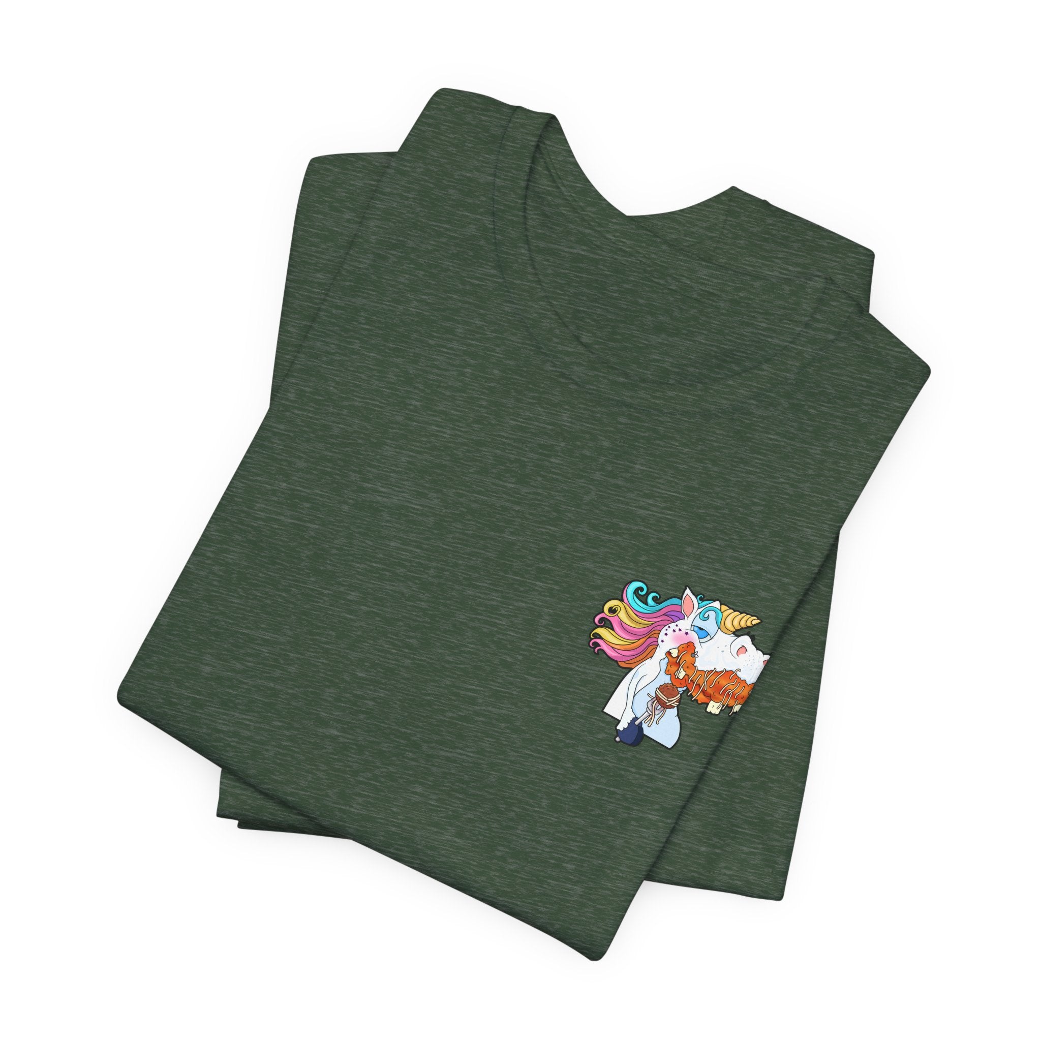 Unicorn Pasta Tee — "Magical Pisketti" Graphic T-Shirt