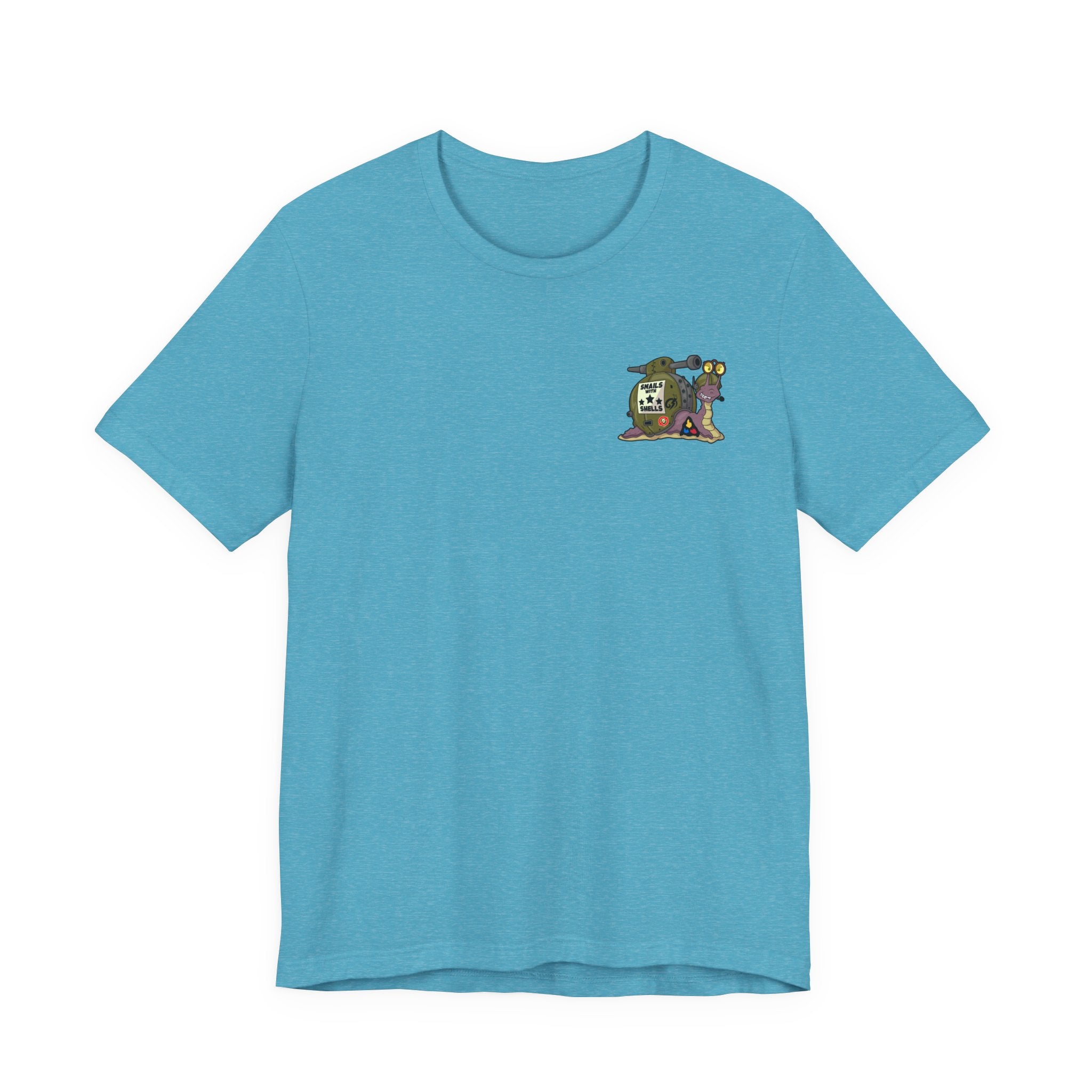 Snails With Shells Tank T-Shirt — Cute Military Snail Graphic Tee