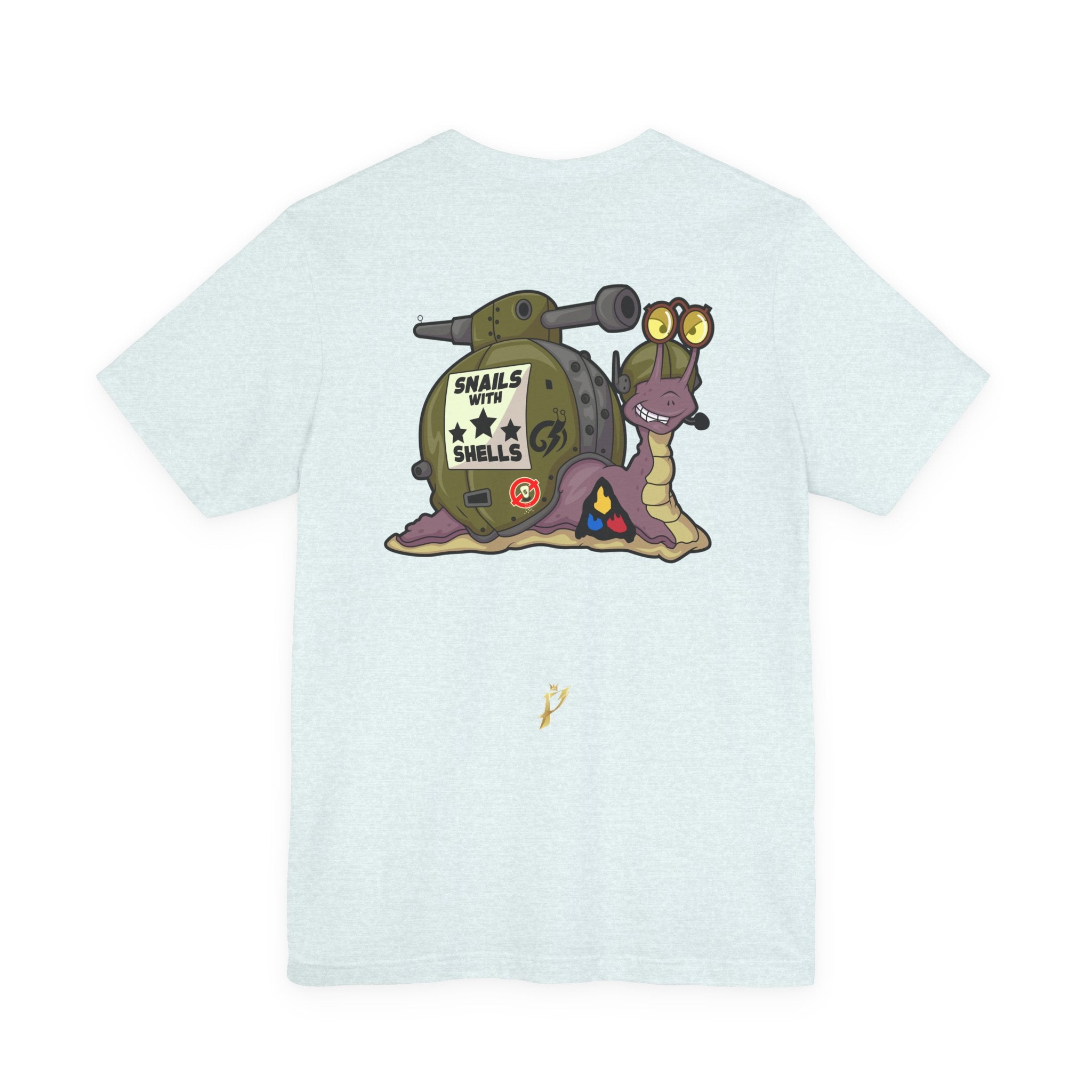 Snails With Shells Tank T-Shirt — Cute Military Snail Graphic Tee