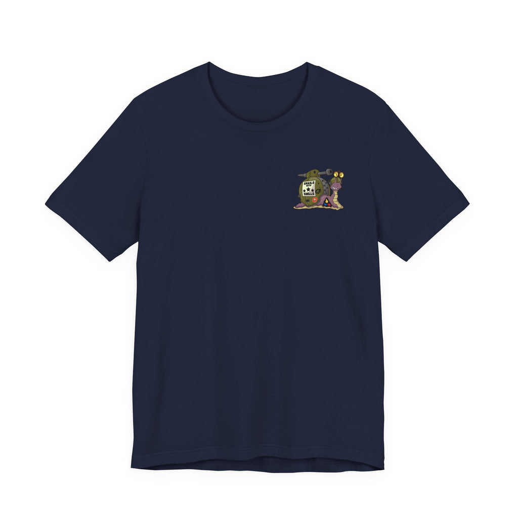 Snails With Shells Tank T-Shirt — Cute Military Snail Graphic Tee