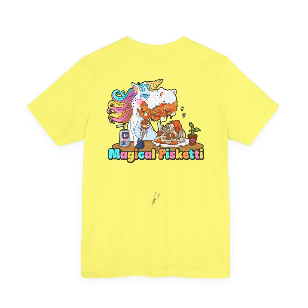 Unicorn Pasta Tee — "Magical Pisketti" Graphic T-Shirt