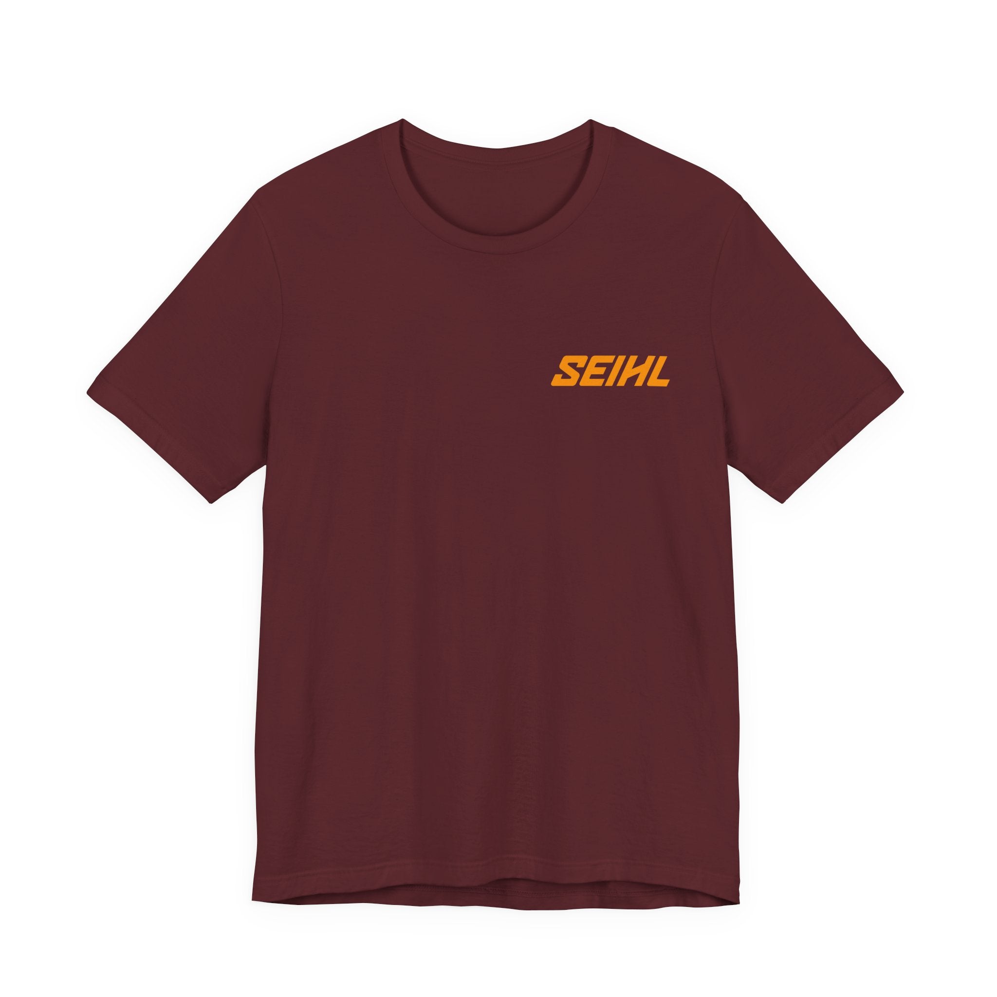 Chainsaw Seihl Cartoon Tee — 'SEIHL' Graphic Short Sleeve T-Shirt