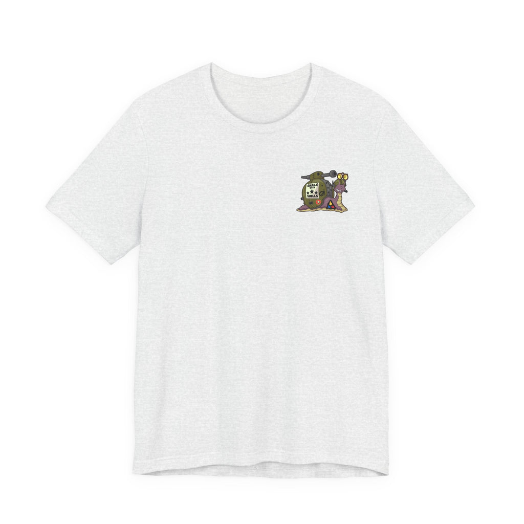 Snails With Shells Tank T-Shirt — Cute Military Snail Graphic Tee