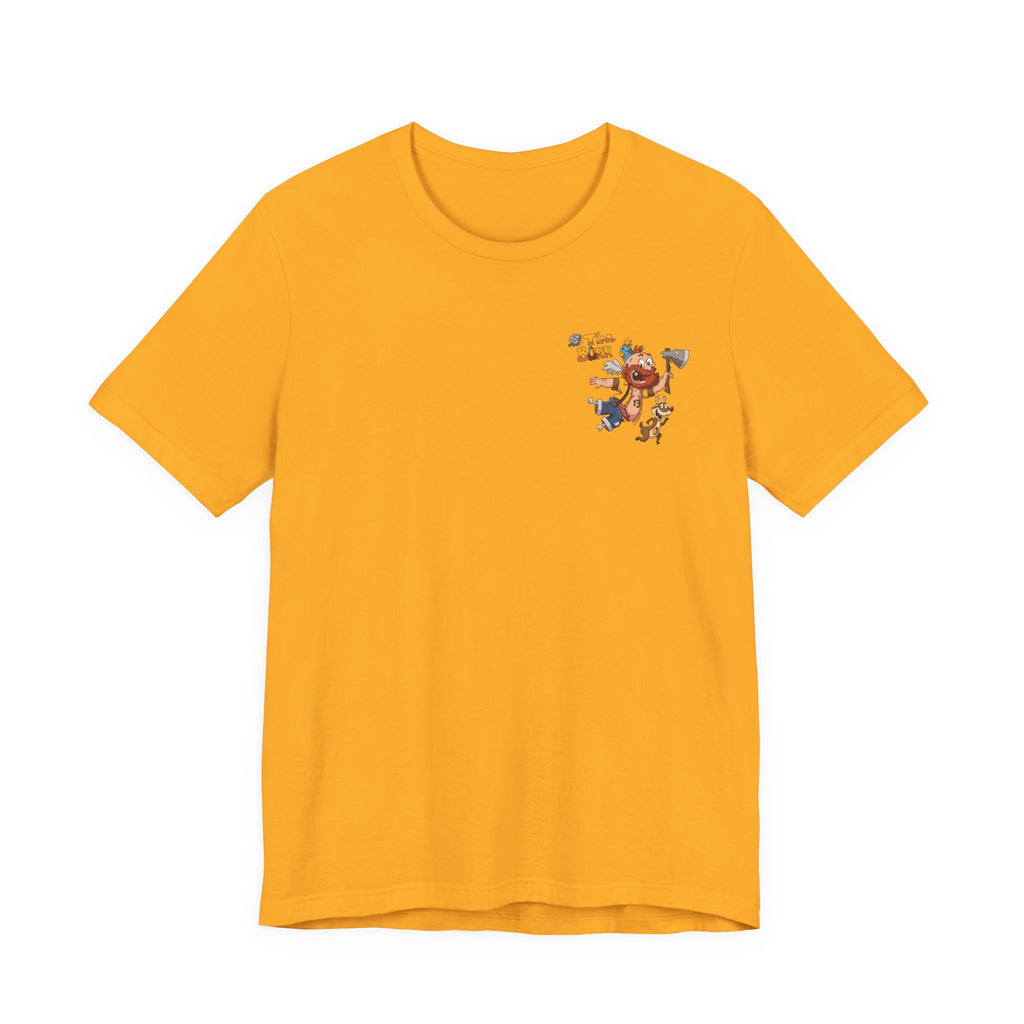 Tim Burr Graphic Tee – Lumberjack Cartoon T‑Shirt
