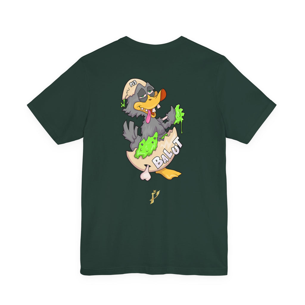 Balut Duck Graphic Tee — Cute Cartoon Egg & Duck Design