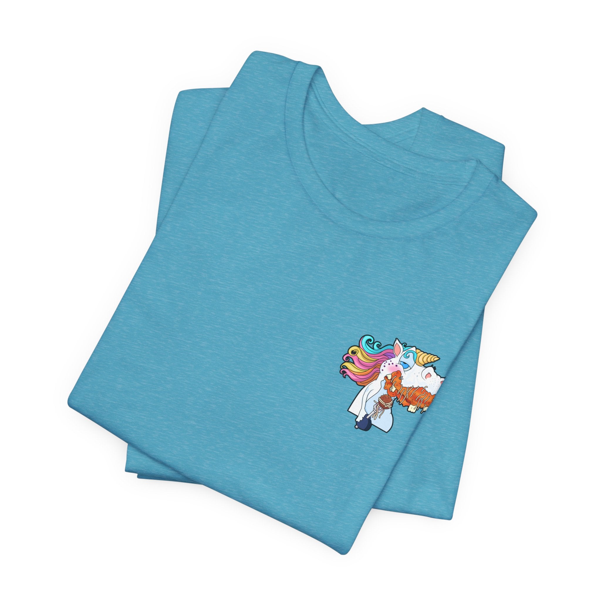 Unicorn Pasta Tee — "Magical Pisketti" Graphic T-Shirt