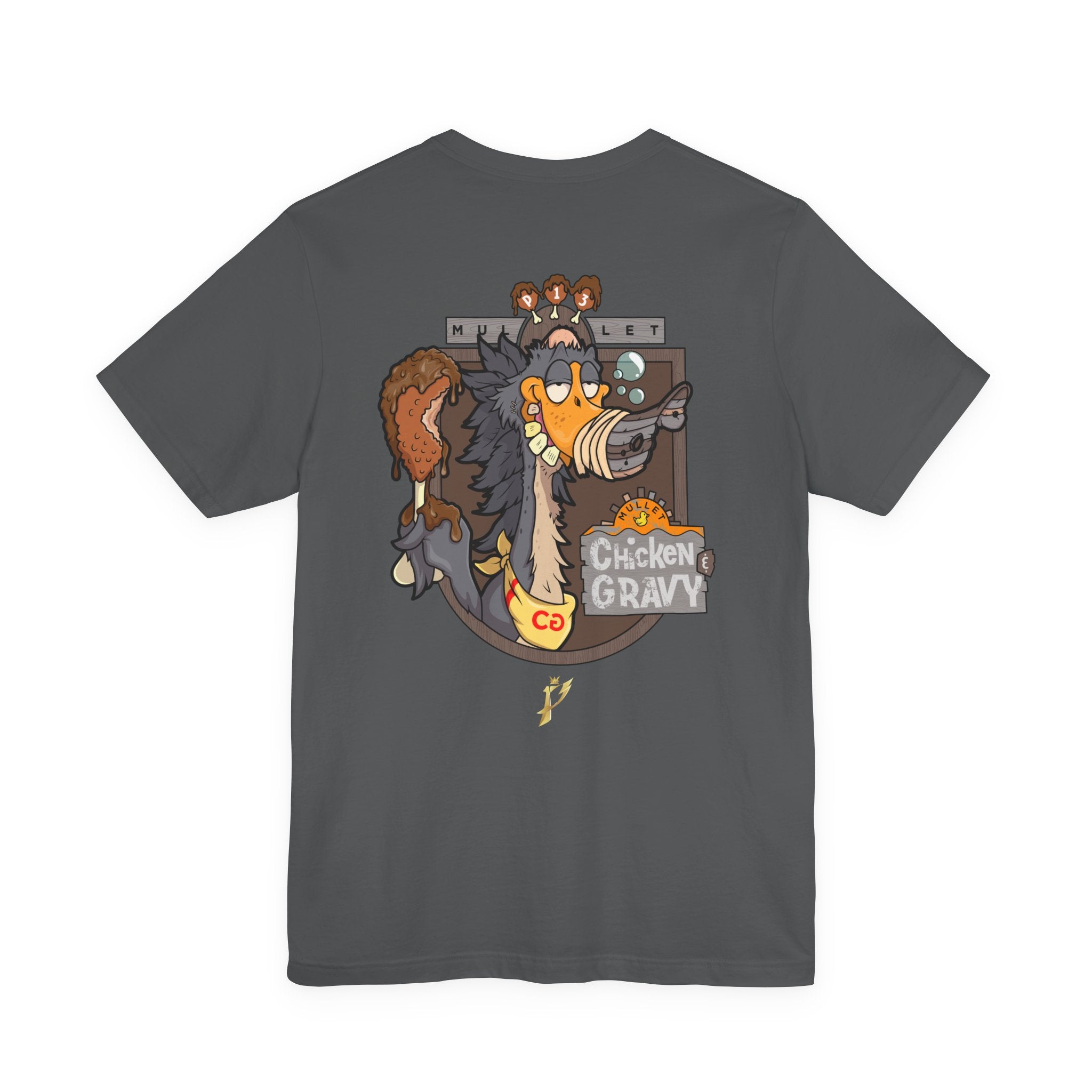 Chicken & Gravy Band Tee — Vintage Rock Music Graphic T-Shirt