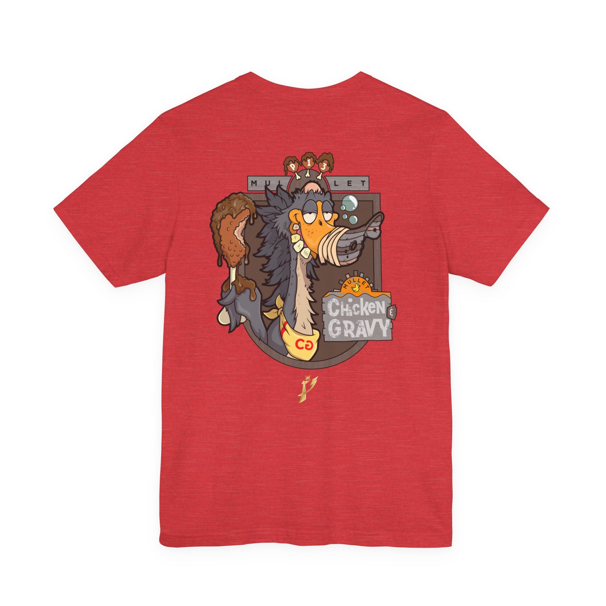 Chicken & Gravy Band Tee — Vintage Rock Music Graphic T-Shirt