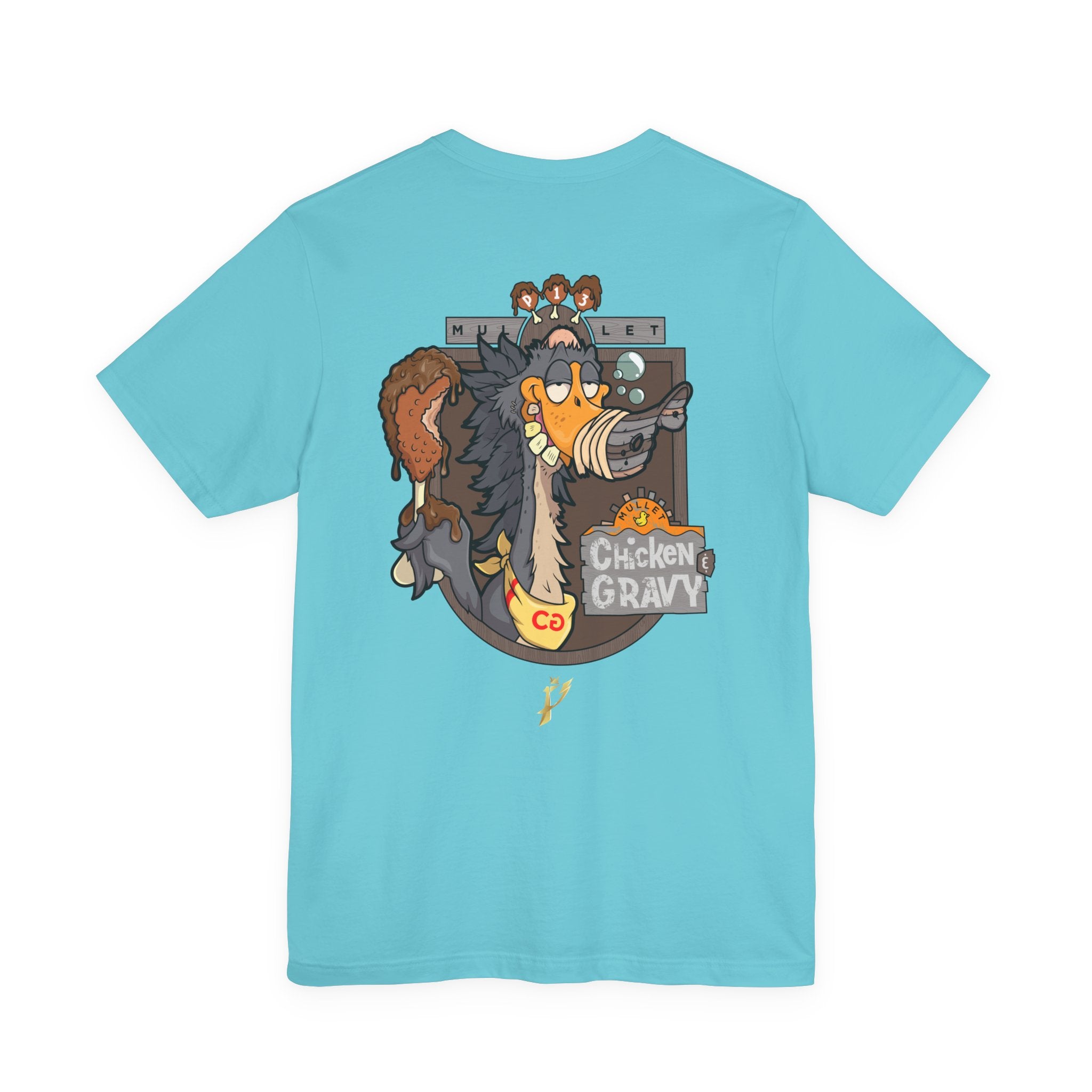 Chicken & Gravy Band Tee — Vintage Rock Music Graphic T-Shirt
