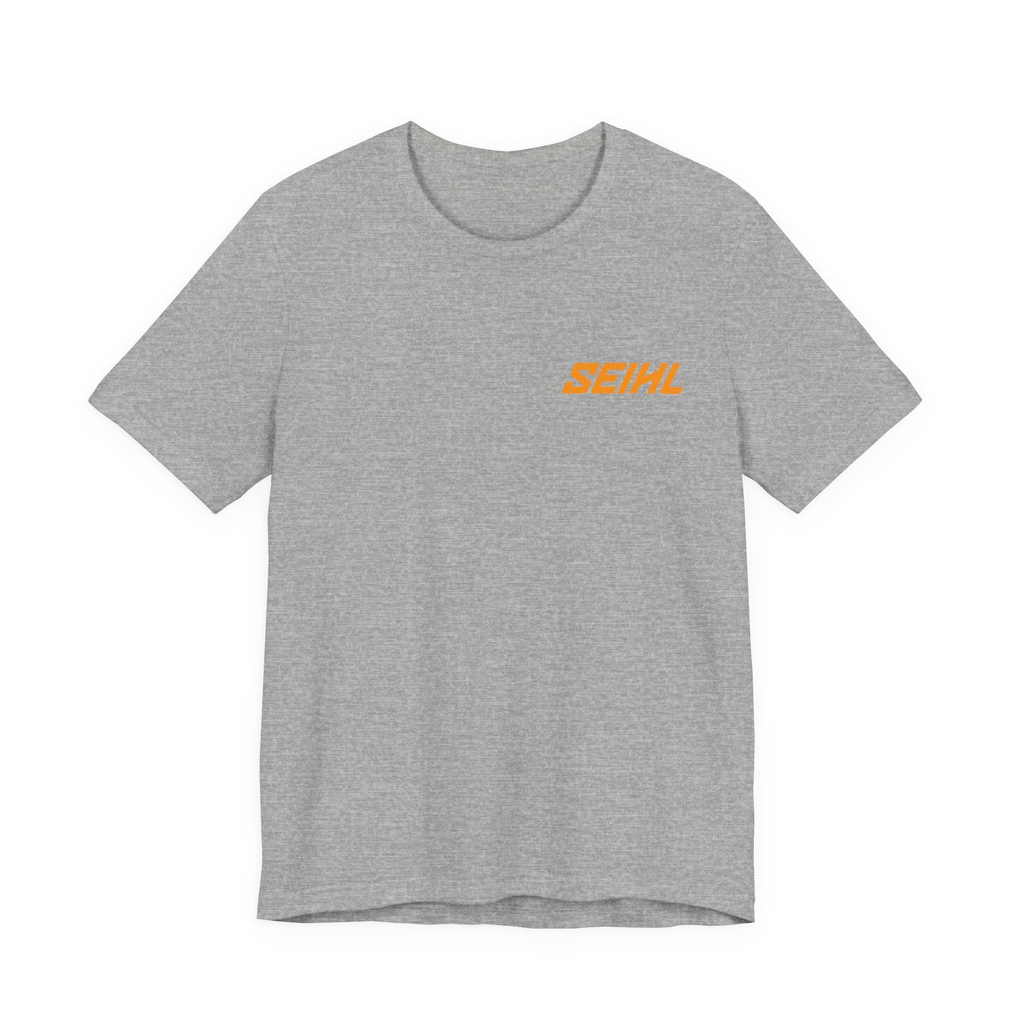 Chainsaw Seihl Cartoon Tee — 'SEIHL' Graphic Short Sleeve T-Shirt