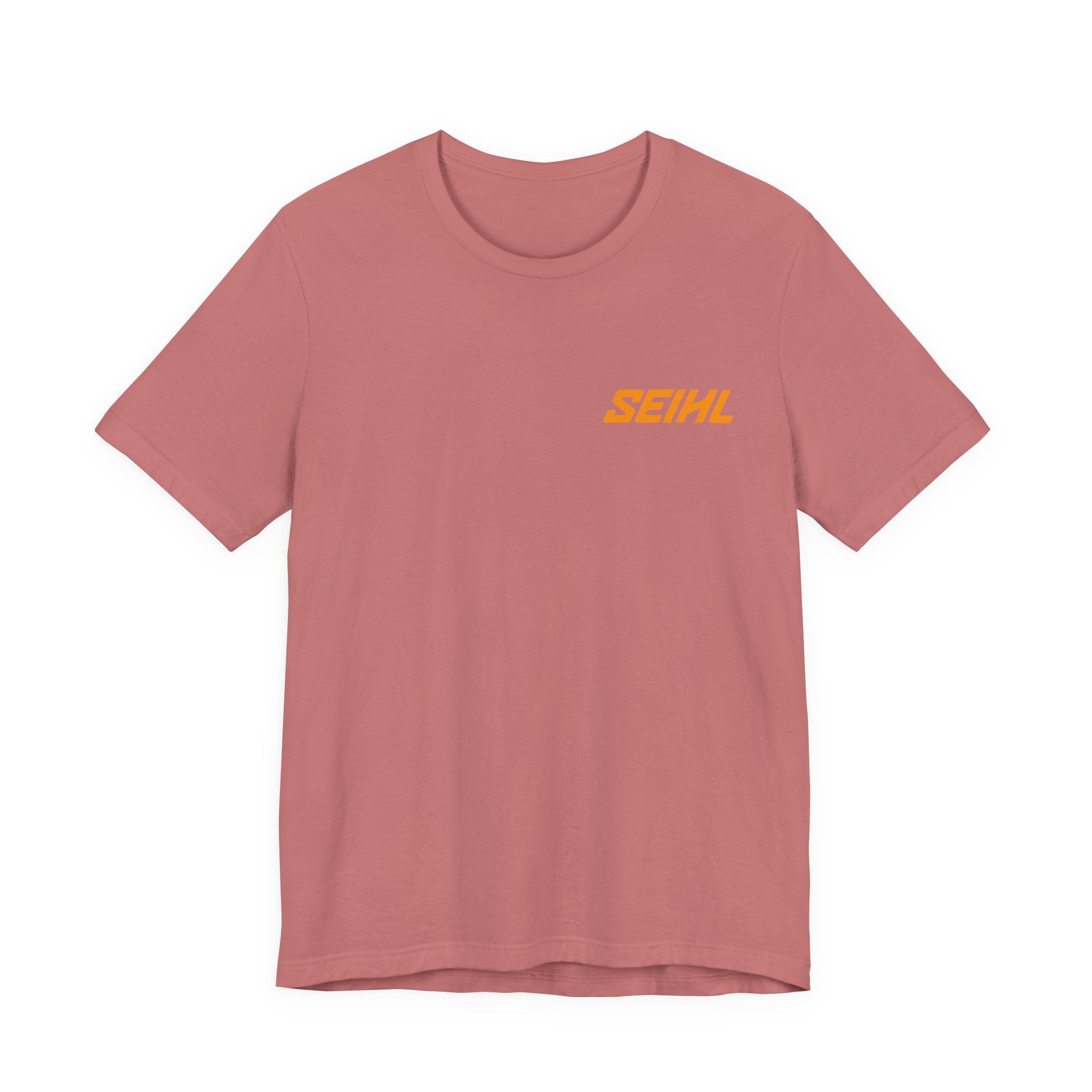 Chainsaw Seihl Cartoon Tee — 'SEIHL' Graphic Short Sleeve T-Shirt