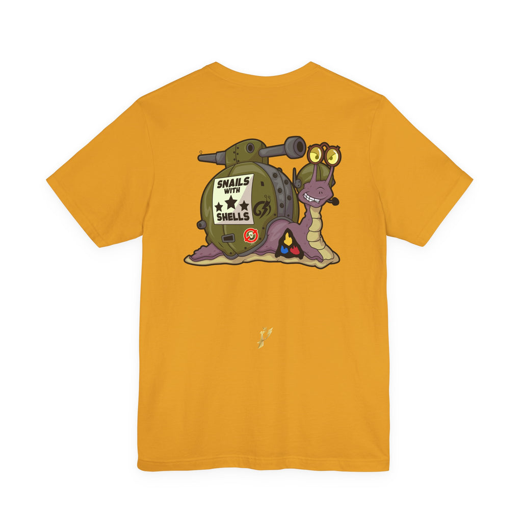 Snails With Shells Tank T-Shirt — Cute Military Snail Graphic Tee