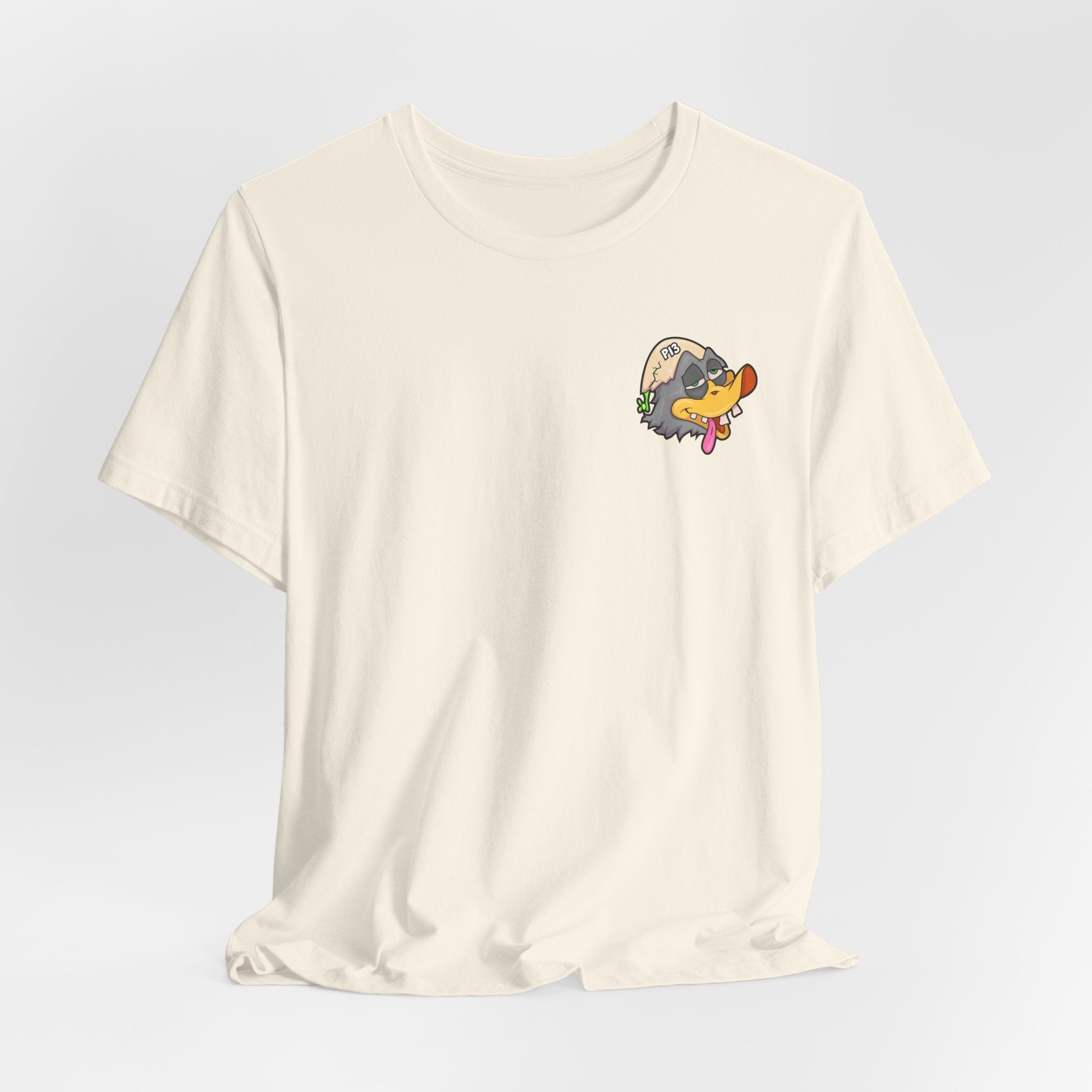 Balut Duck Graphic Tee — Cute Cartoon Egg & Duck Design